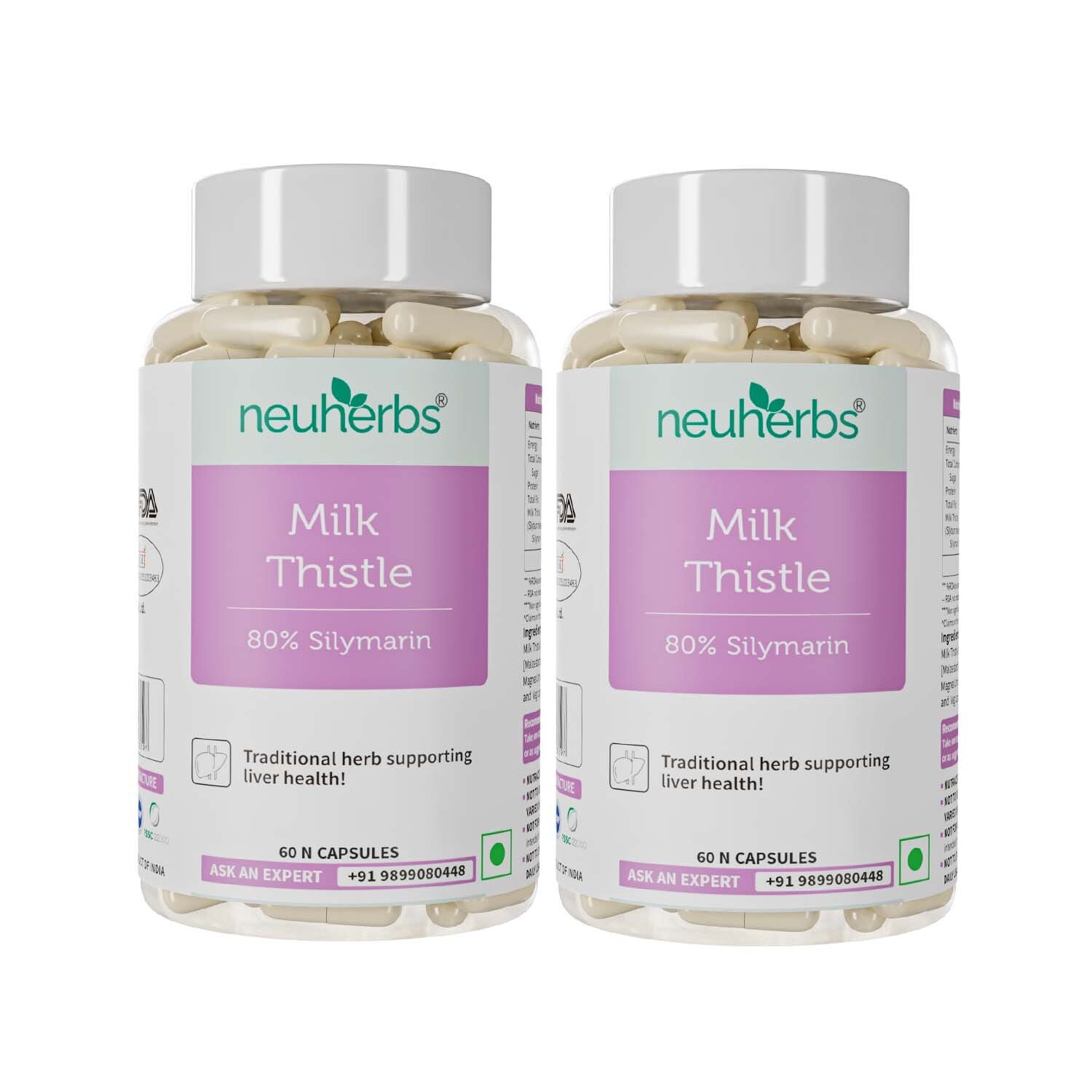 High Strength Milk Thistle Capsules For Liver Health
