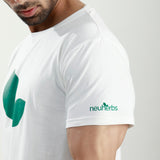 neuherbs White Cotton T-shirt