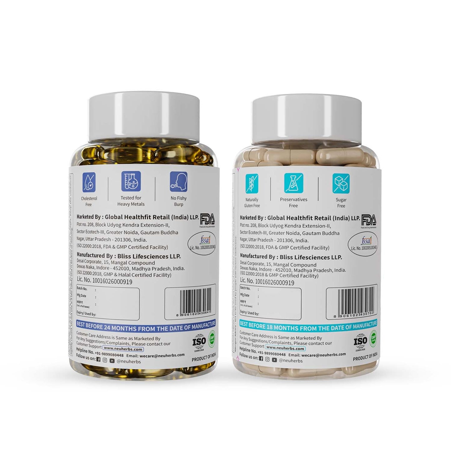 Omega-3 Fish Oil & Daily Probiotics Combo for Heart & Gut Health