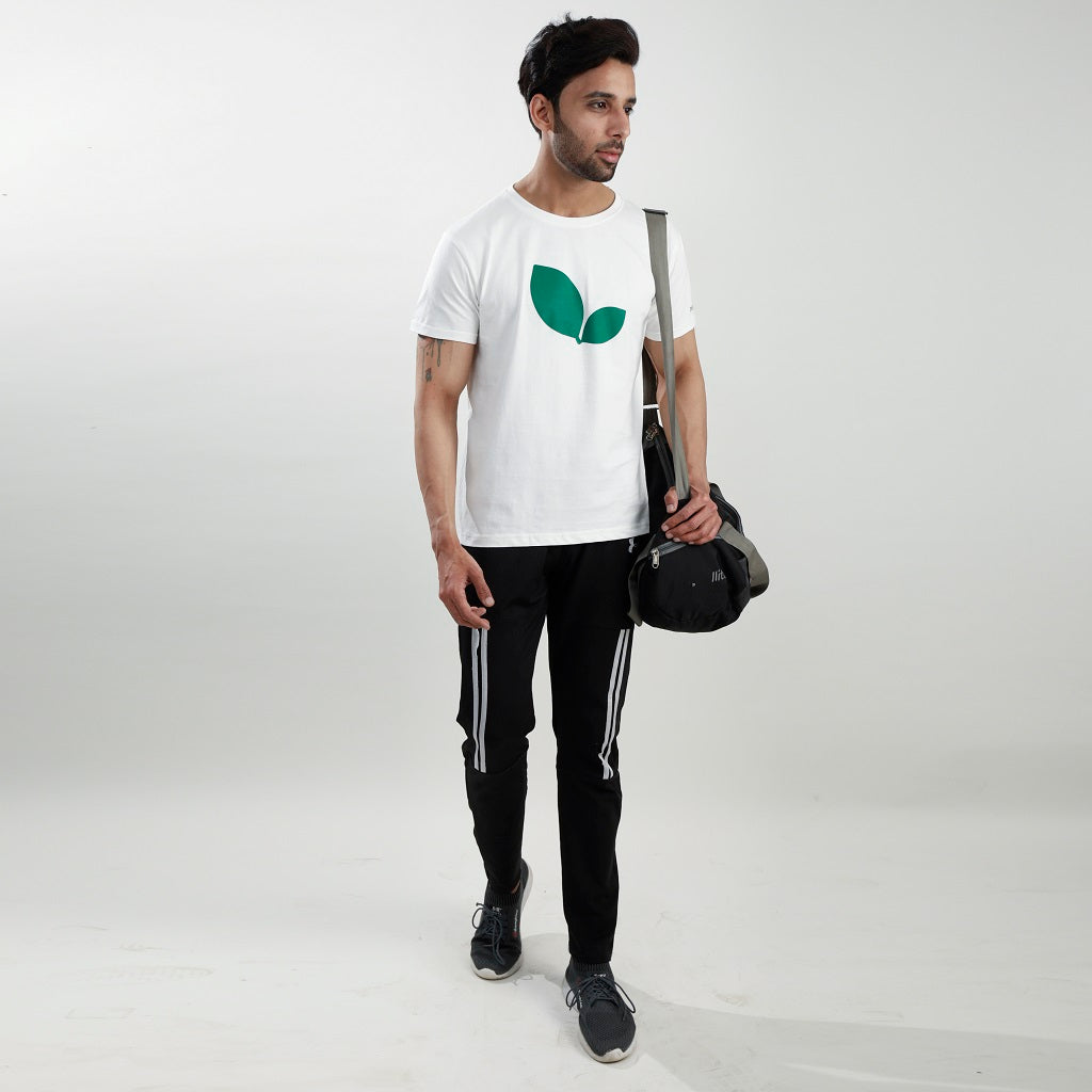 neuherbs White Cotton T-shirt image 4
