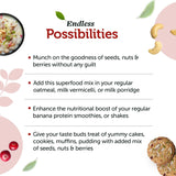 Superfood Mix With Seeds, Nuts & Berries Which Might Help You Lose Weight by Giving a Feeling of Fullness