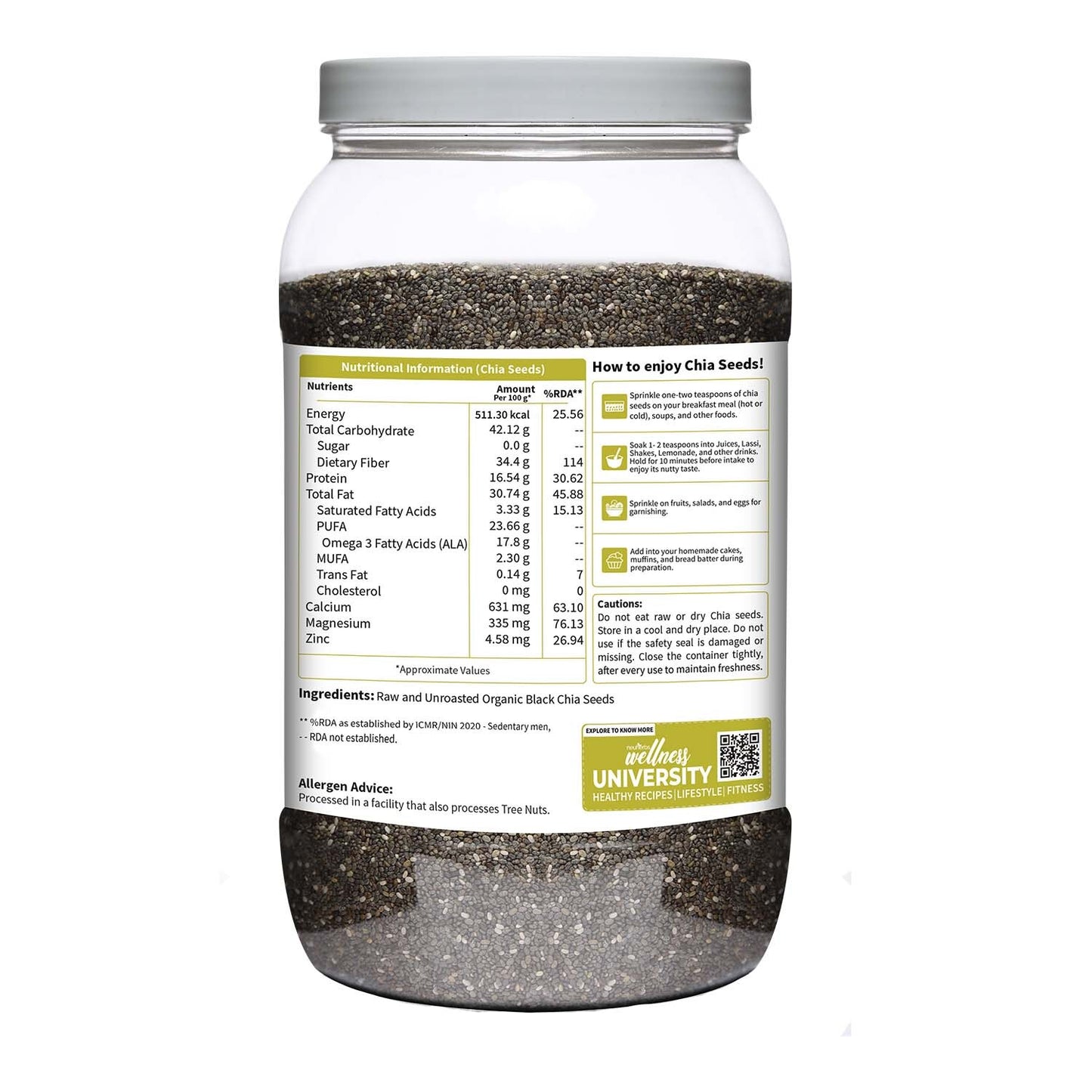 Organic Chia Seeds for Weight Loss & Boost Health