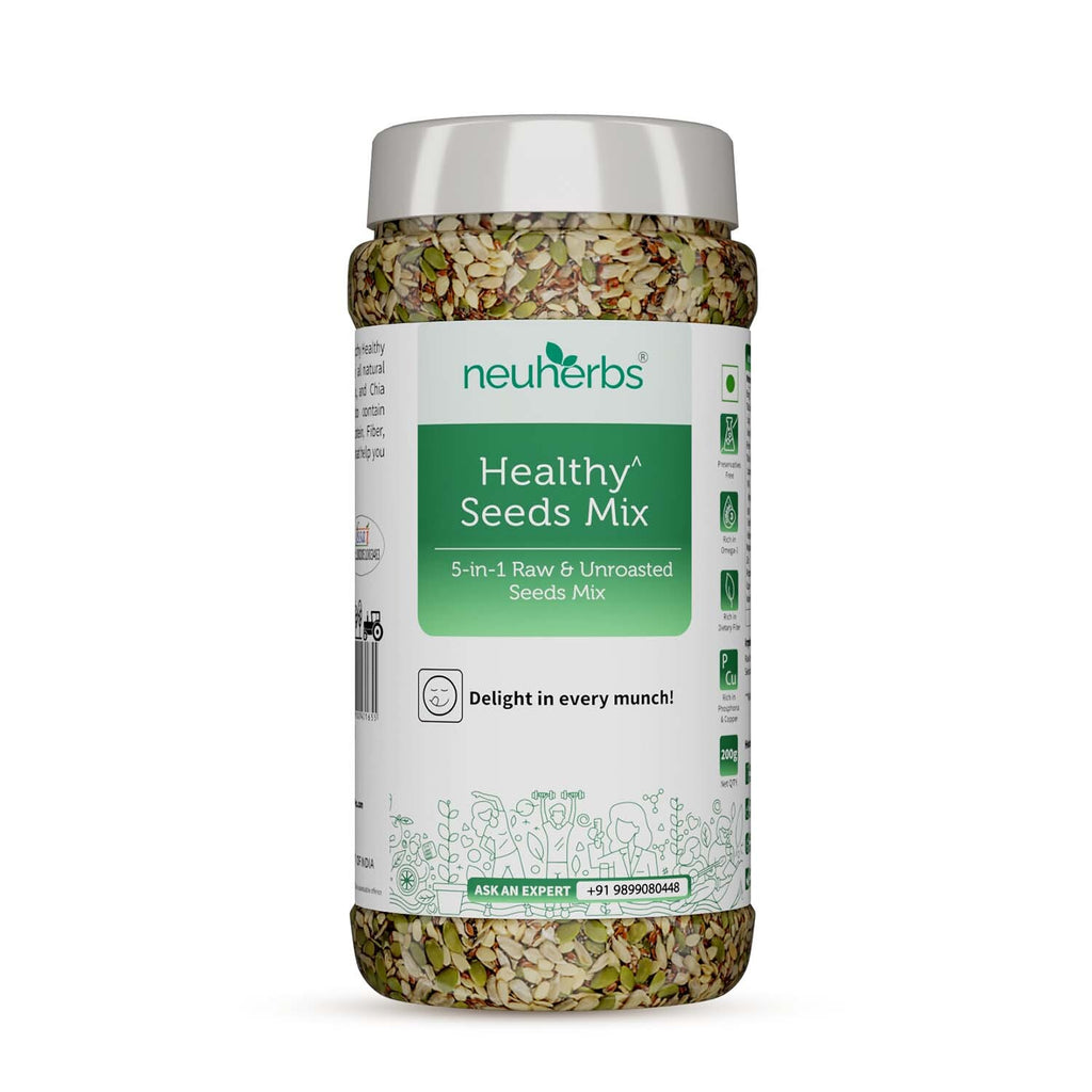 Healthy Seeds Mix rich in Vitamin E, healthy fats & Omega-3 for Heart & Brain, Immunity & Bones and Hair & Skin