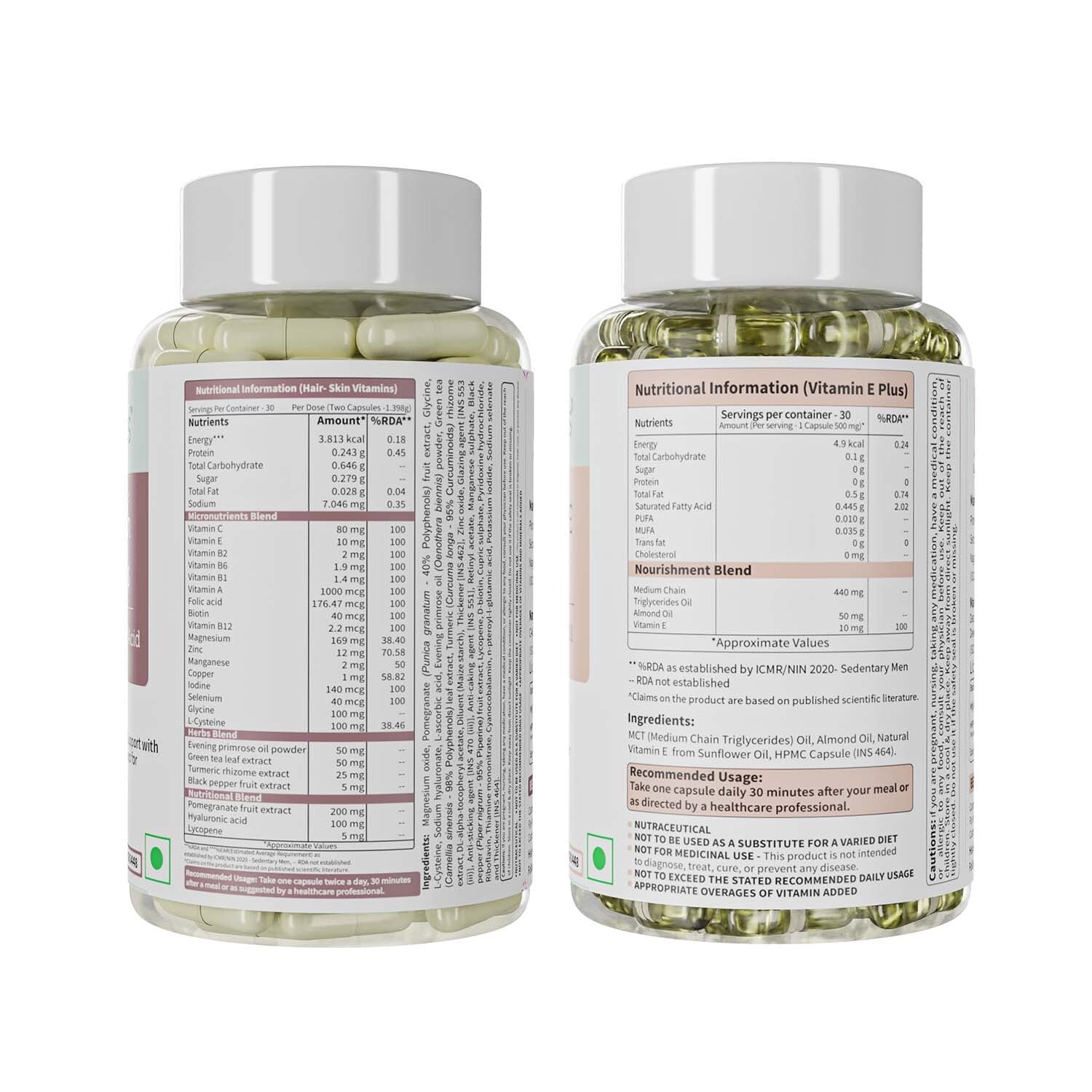 Hair Growth & Beauty Combo: Vitamins for Glowing Skin & Strong Hair image 6